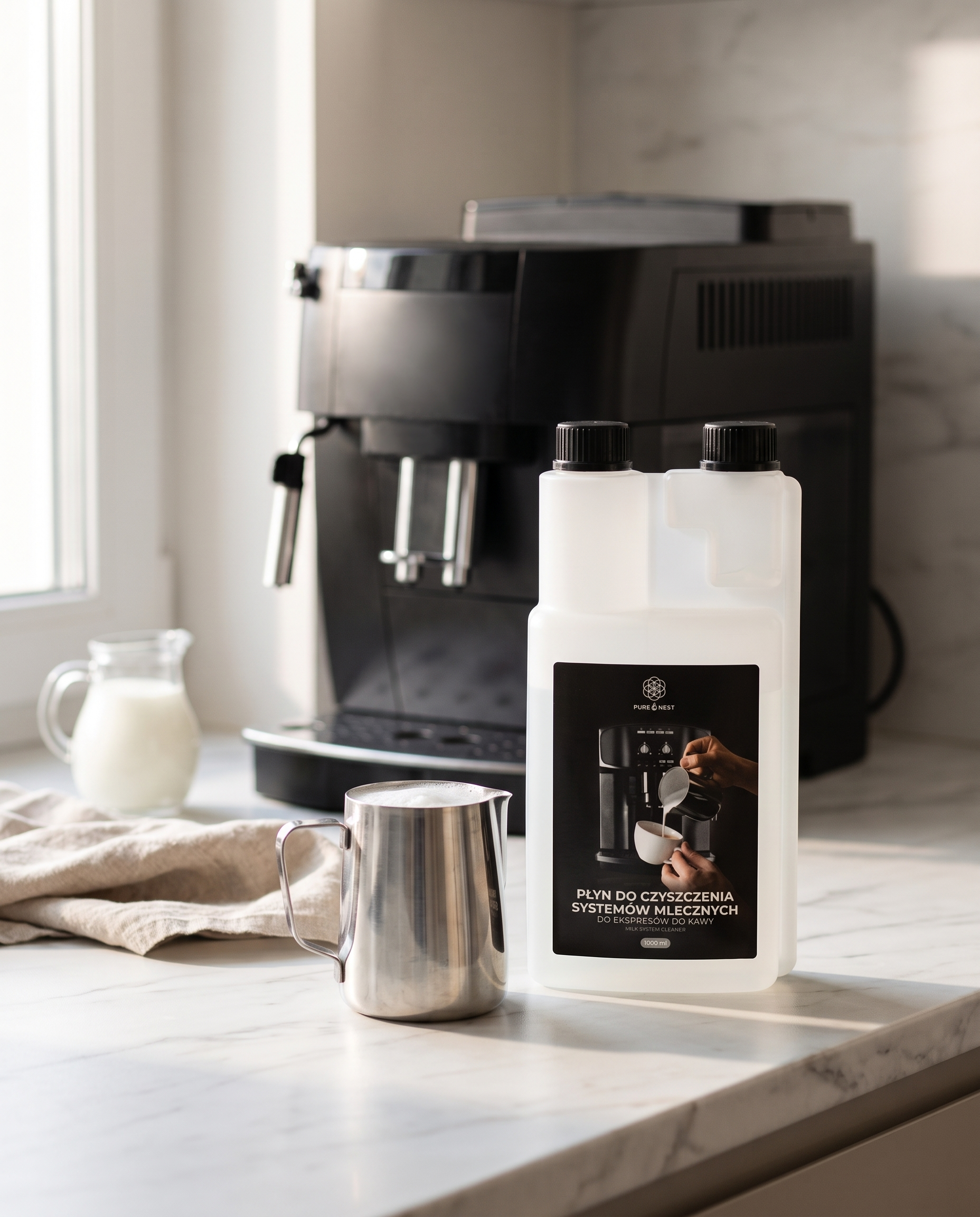 Philips LatteGo — czyszczenie systemu mlecznego krok po kroku